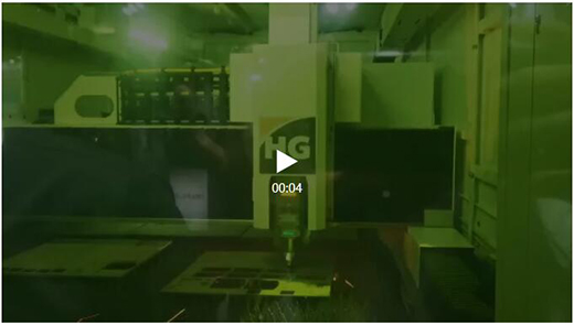 918博天堂超高功率激光切割机埃森展现场切割视频